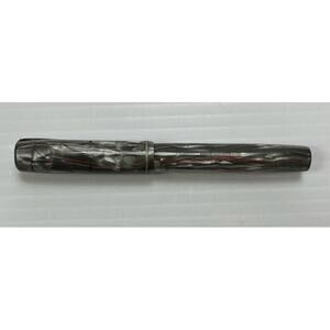 Vintage Waterman Thorobred Red Gray Silver‎ Vein Fountain Pen 14k Nib Not Tested